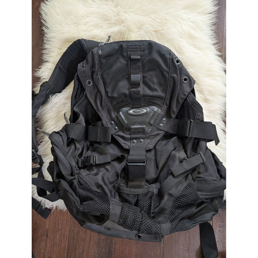 Vintage Y2K Oakley Icon Backpack Black Tactical Utility Laptop Travel Bag